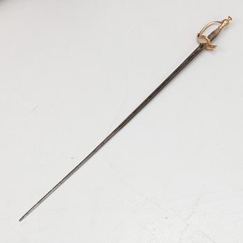 A British officer's sword, with boat shell guard, early 19th Century.