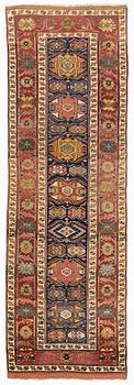 An Antique kurdish runner, Kakabero tribe, ca 356 x 112 cm.