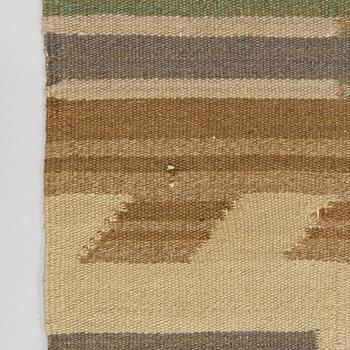 Greta Skogster-Lehtinen, possibly, A finnish flat weave carpet. Circa 270 x 170 cm.