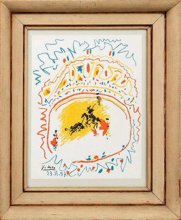 Pablo Picasso, "The Little Bullfight" from the 20th Century 1971.