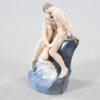 A porcelain figurine, model 3049, probably Holger Christiansen, Royal Copenhagen, signed in the porcelain, 20th century.