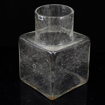 KAJ FRANCK, a "Sargasso" glass vase, Nuutajärvi Notsjö, Finland 1960's.