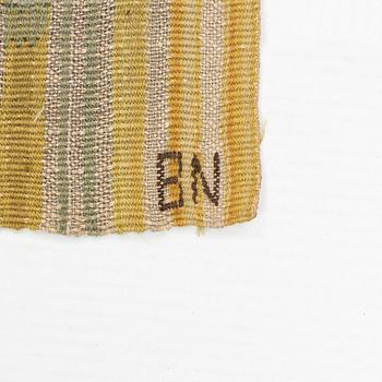 Barbro Nilsson, a drape, "Kärnfrukt", a tapestry variant, ca 227 x 104 cm, signed AB MMF BN.