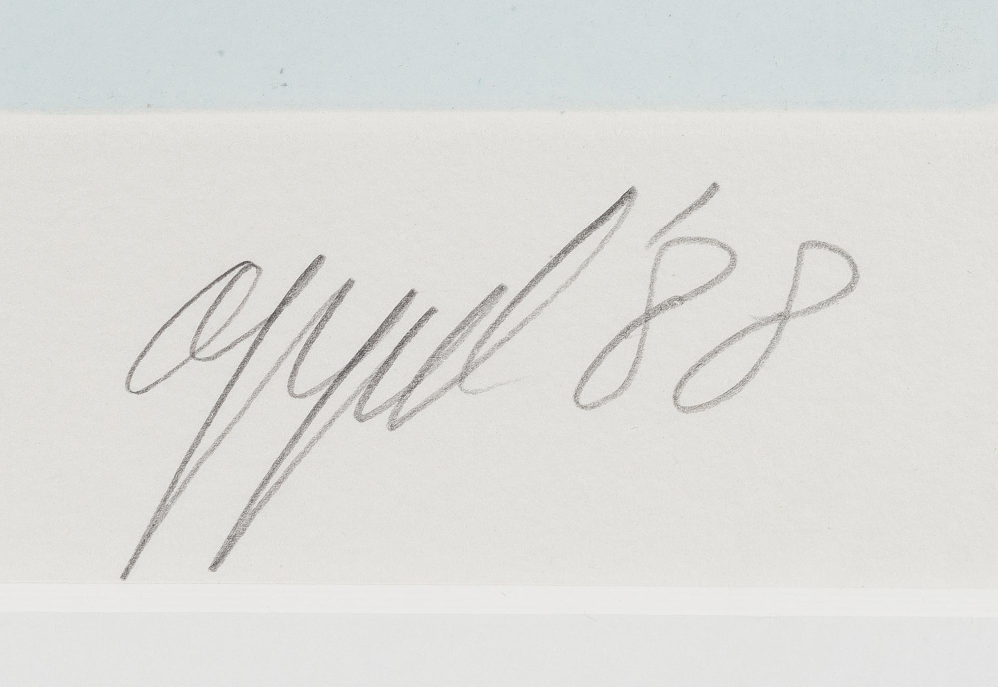 KAREL APPEL, etsning, signerad, numrerad 7/60, och daterad -88.
