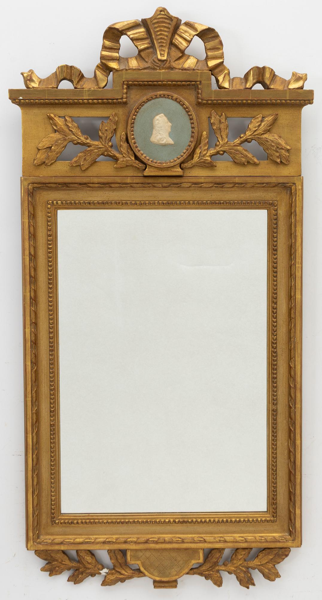 Mirror, Gustavian style, 20th century.