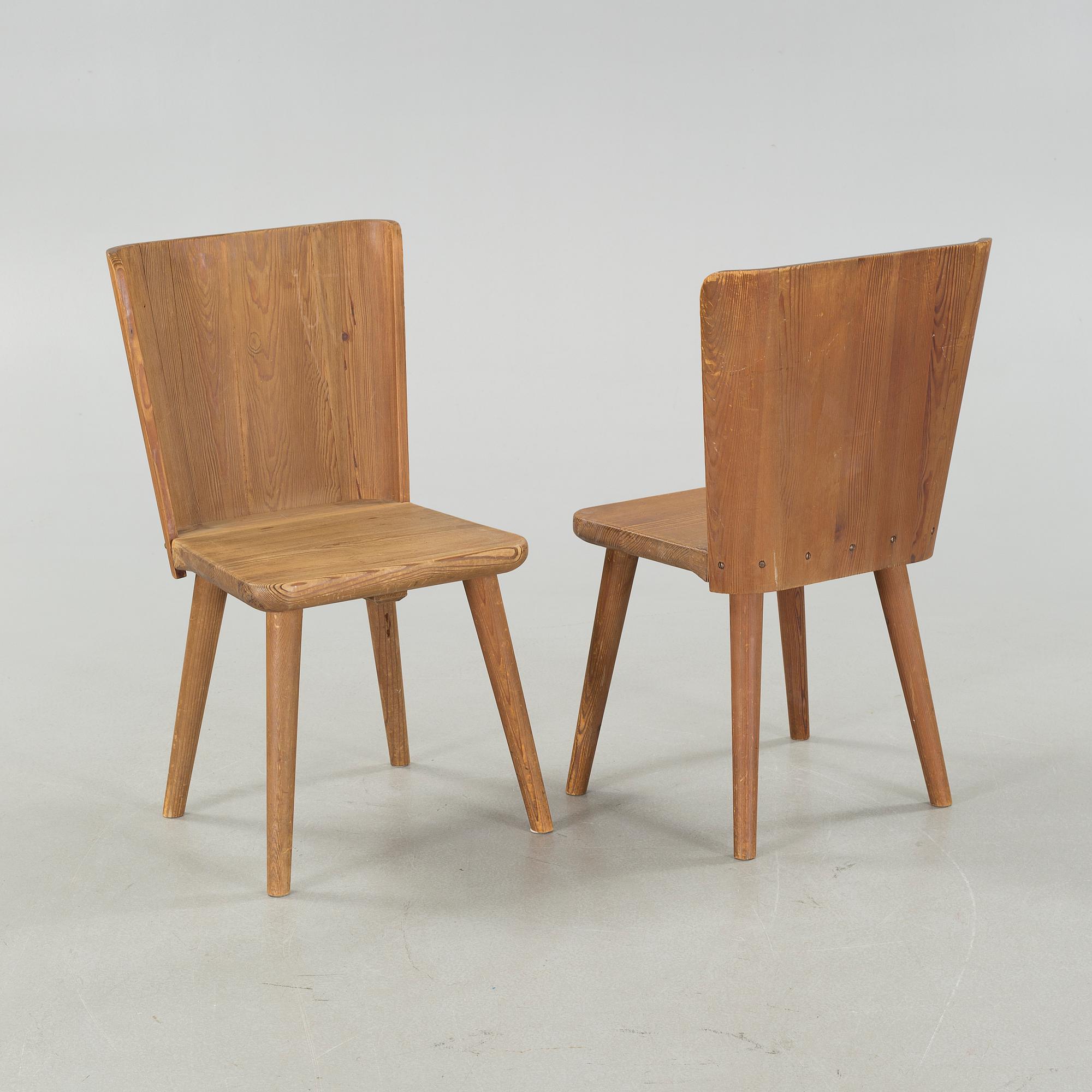 STOLAR, 4 st, omkring 1900-talets mitt.