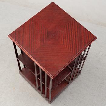 A mahogany book stand, second half of the 20th century.