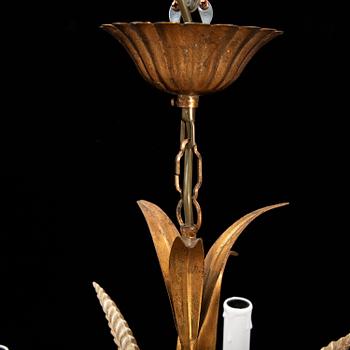 A  pair of late 20th century ceiling lights, probably Italy.