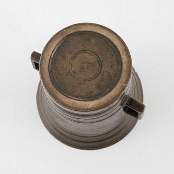 A mortar, 18th century.