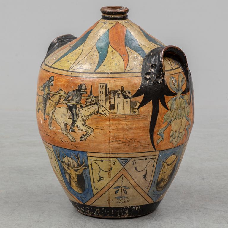 A ceramic jar, second half of the 19th century.