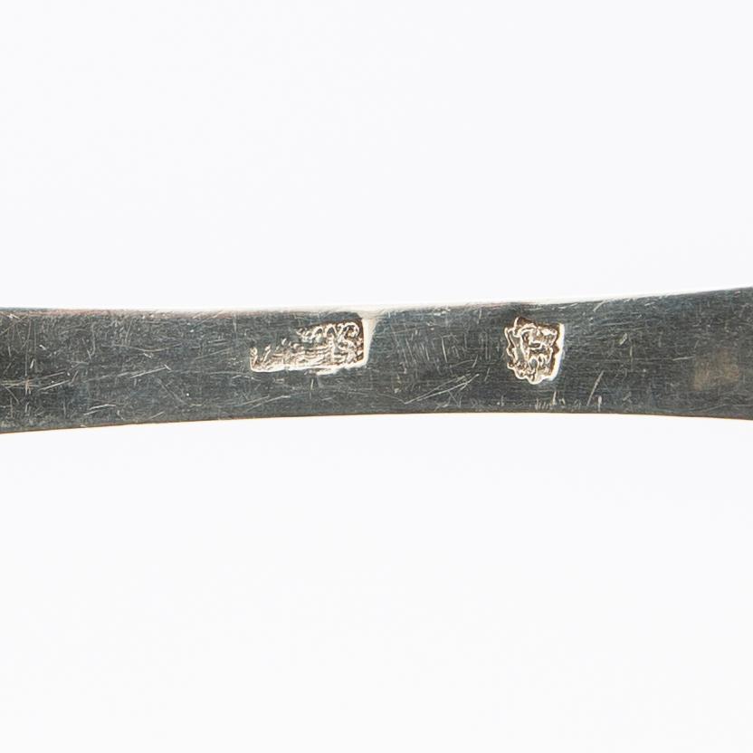 Spoons, 6 pieces, silver, 18th-19th century.