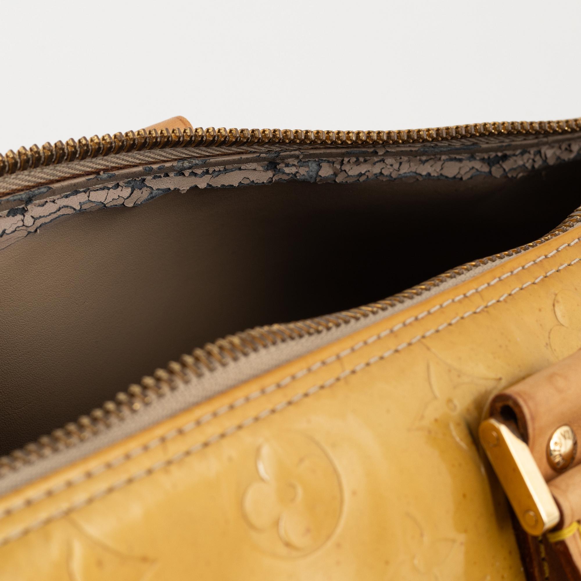 Louis Vuitton, weekend bag, "Vernis Keepall 45".