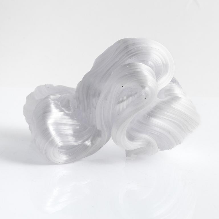 Maria Bang Espersen, a glass sculpture, signed and dated 2019.