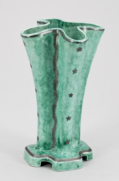 VAS, flintgods, "Argenta", Wilhelm Kåge, Gustavsberg.