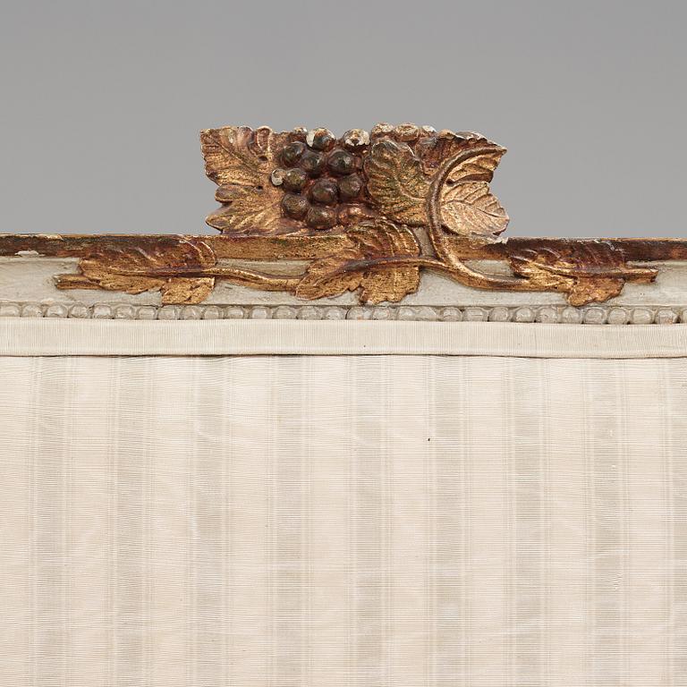 KARMSTOLAR, ett par, stockholmsarbeten, 1700-talets andra hälft, gustavianska.