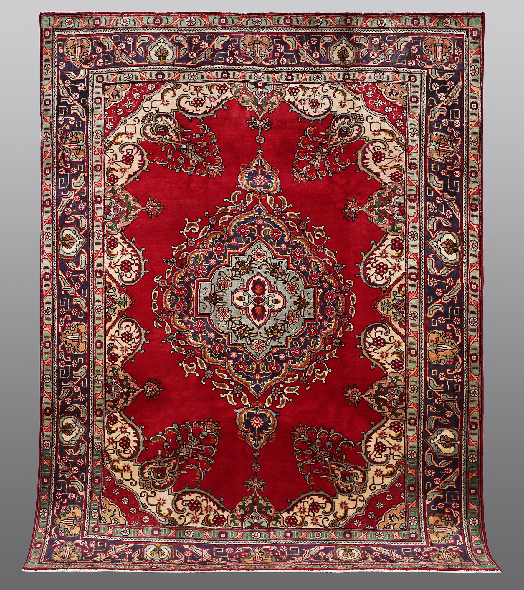 A carpet, Täbriz, 322 x 247 cm.
