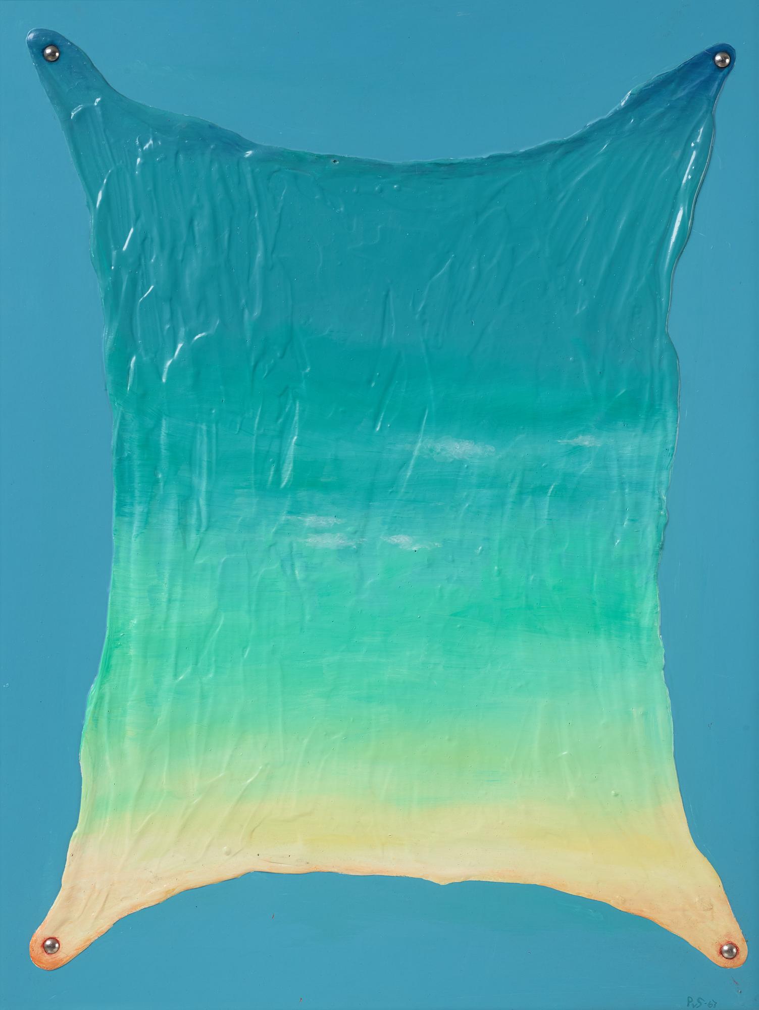Philip von Schantz, mixed media on panel, signed and dated -67.