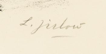Lennart Jirlow, litografi, signerad och numrerad 23/60.