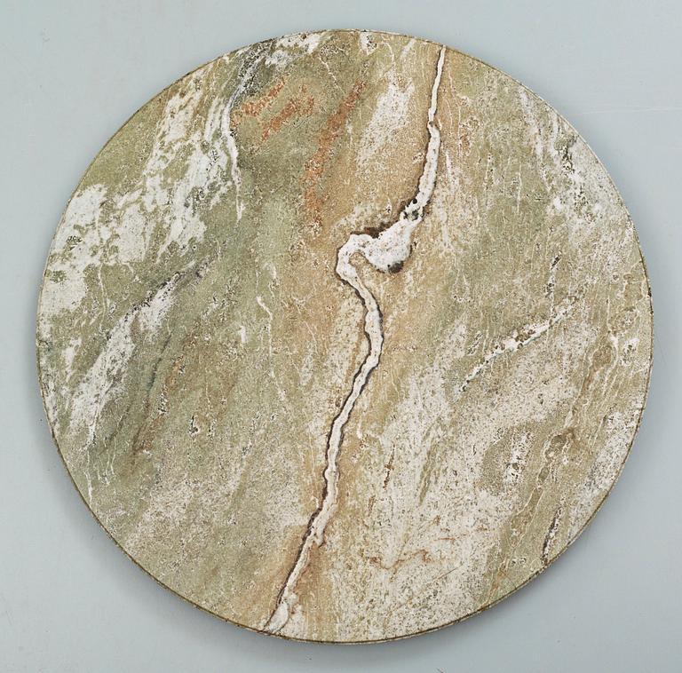 BORDSSKIVA, kolmårdsmarmor, 1900-tal.