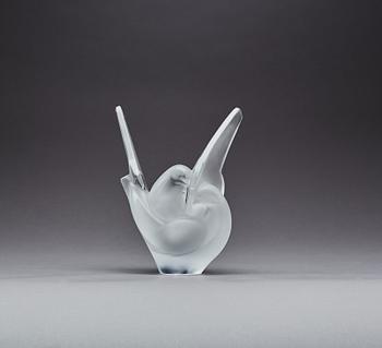 VAS, Lalique, Frankrike, 1900-talets andra hälft, signerad och etikettmärkt.