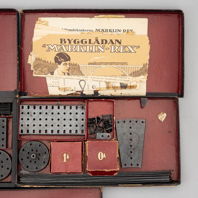 A building kit for children, "Märklin-Rex, mid 20th century.