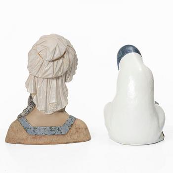 Lladró, figuriner, 2 st, Spanien.