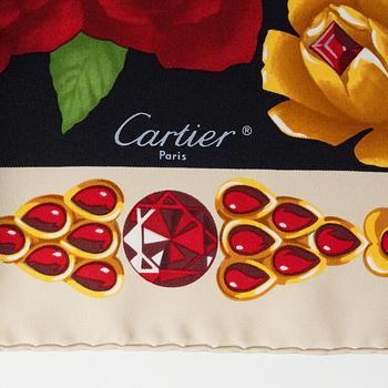 Cartier, a twill silk scarf.