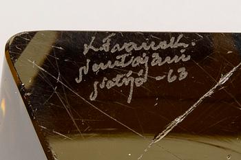 Kaj Franck, vase signed and dated Nuutajärvi -63.