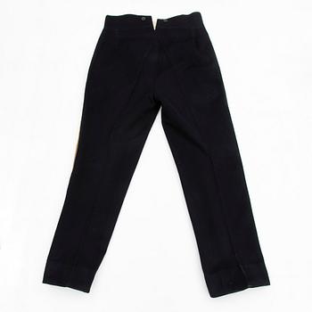 A Finnish naval officer's mess uniform and cape, second half of 20th Century.