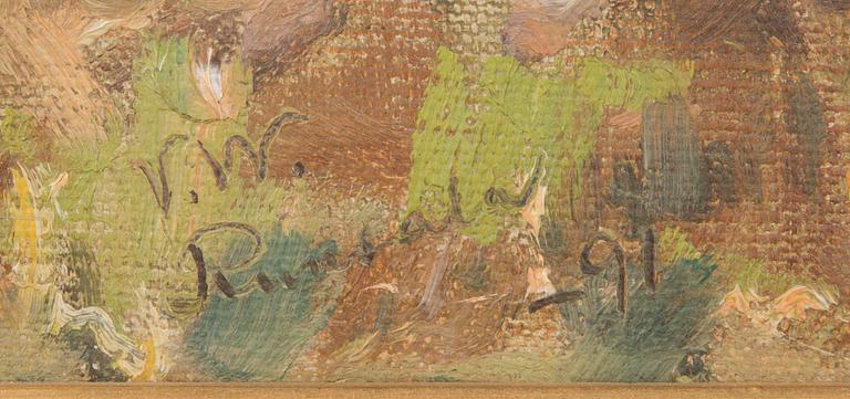 Victor Westerholm, Autumn landscape from Runsala.