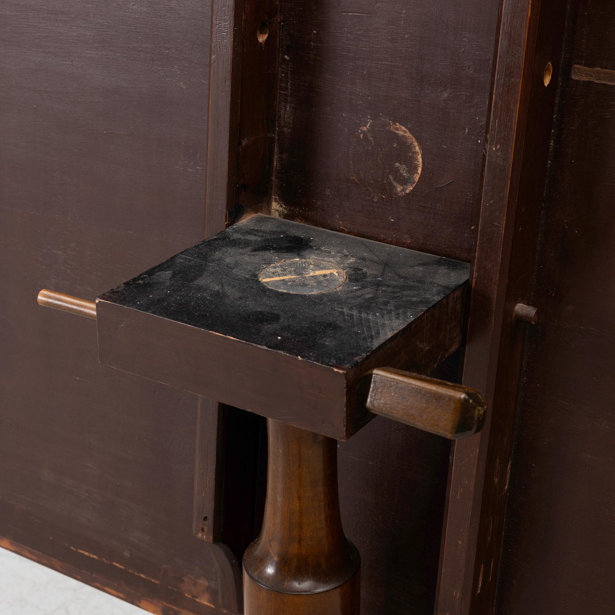 Fällbord, Mälardalen, 1800-talets första hälft.