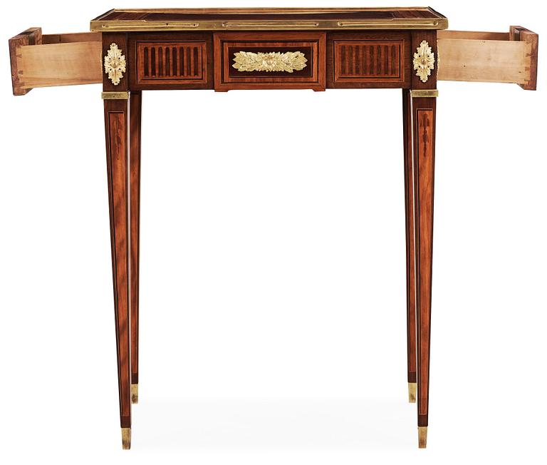 A Gustavian table by Georg Haupt, not signed.