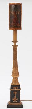 A French Empire style late 19th century table lamp.