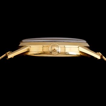 ARMBANDSUR, 18K, Longines Flagship, 1960/70-tal. Total vikt med urverk ca 69 gram.