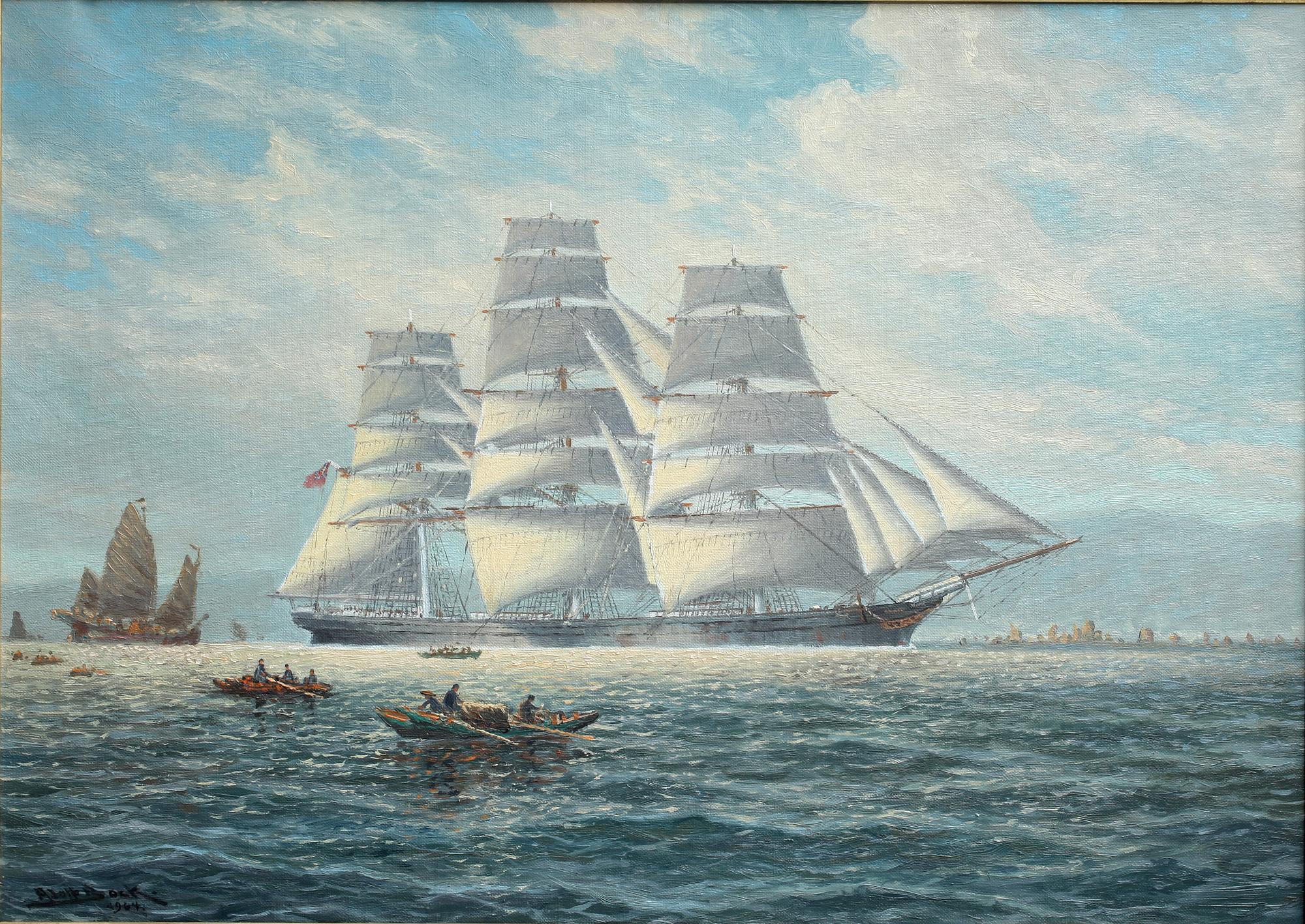 ADOLF BOCK, olja på duk, sign o dat 1964.