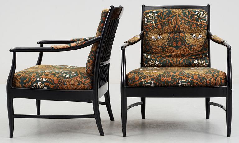 KARMSTOLAR, ett par, OPE möbler, Sverige, 1900-talets mitt.