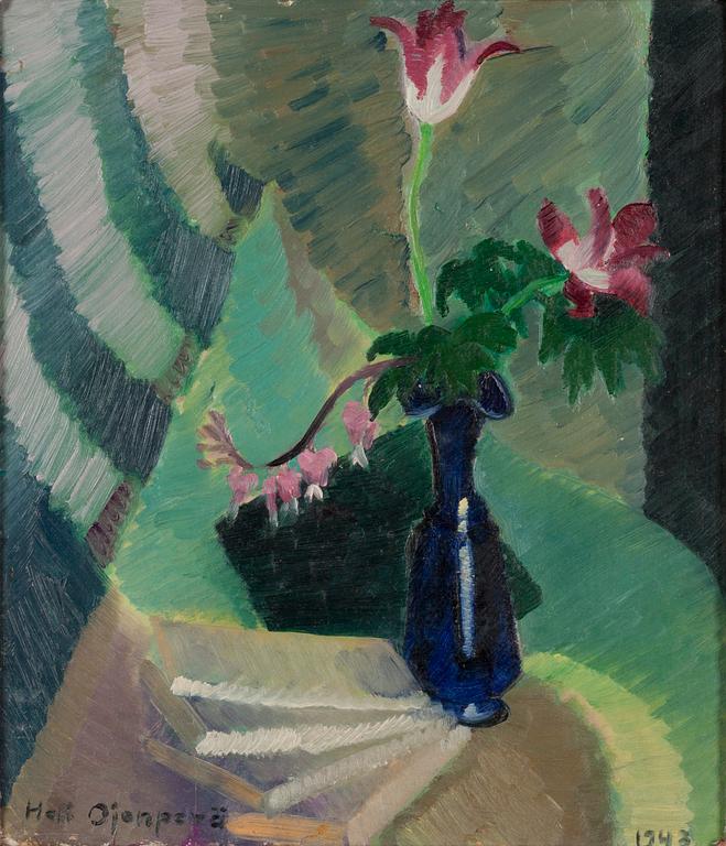 Heli Ojanperä, Still life with flowers.