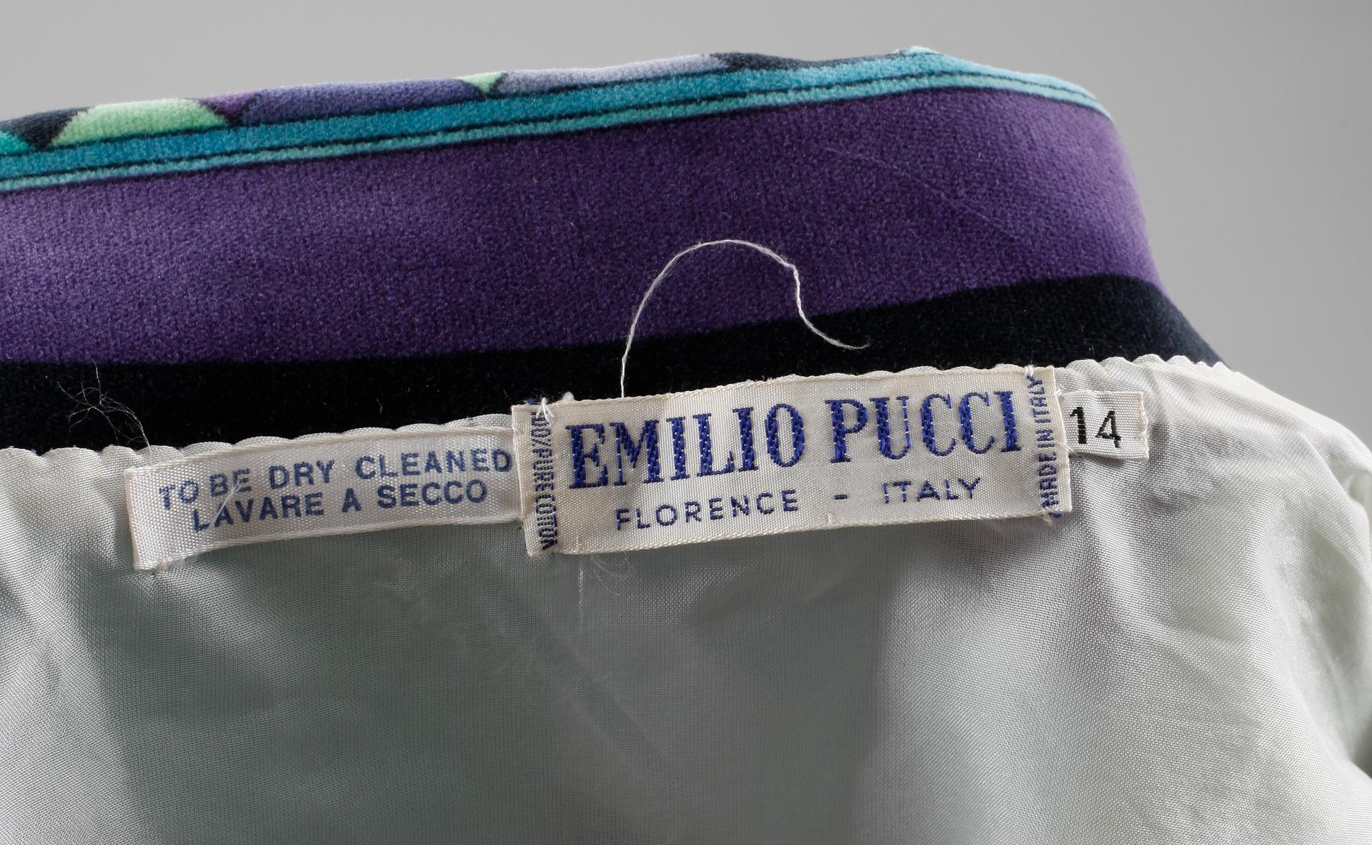 JACKA, Emilio Pucci, Florens, 1970-tal.