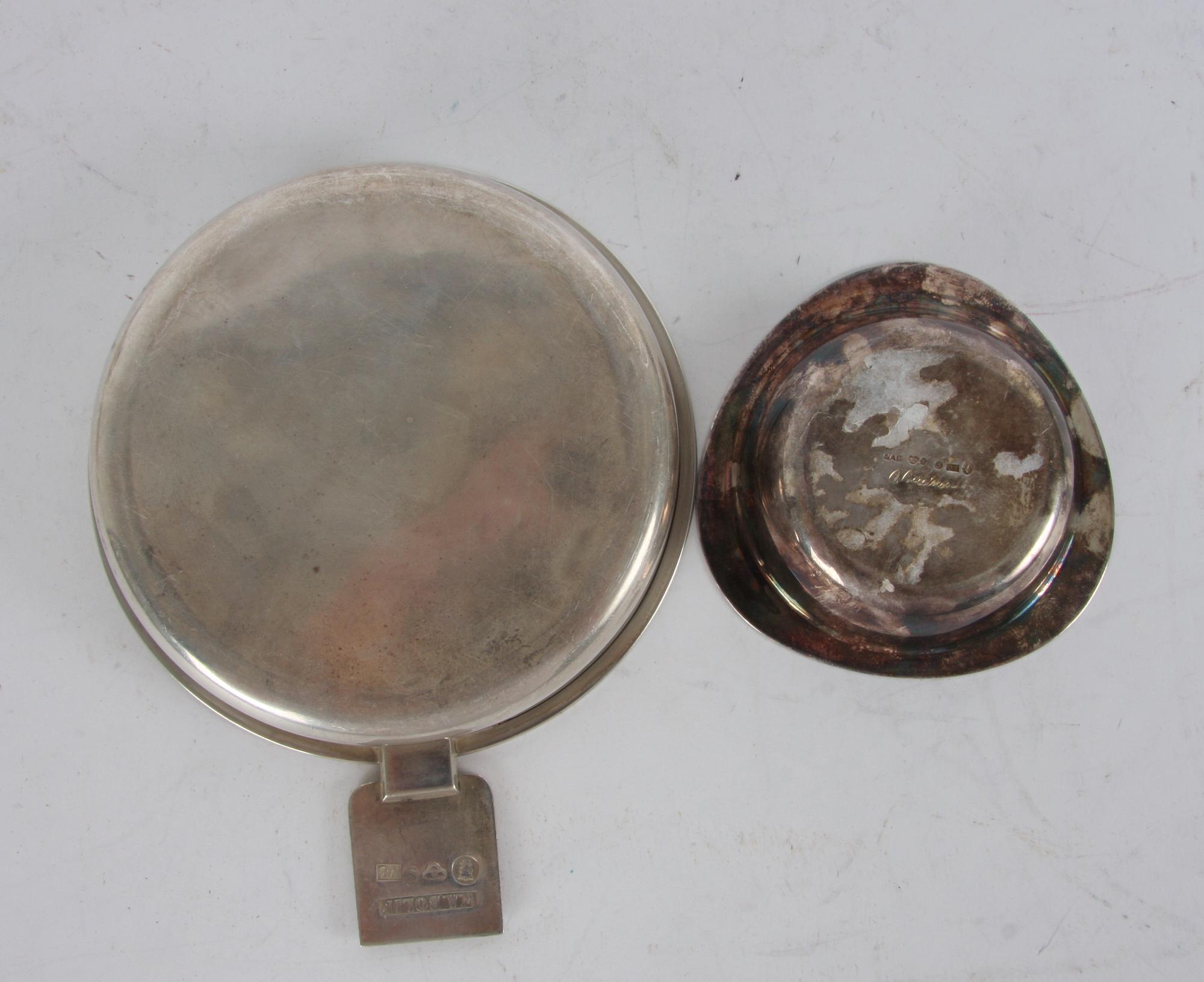 SKÅLFAT MED HÄNKEL, silver W.A Bolin, ASKFAT, silver, G.A.B.