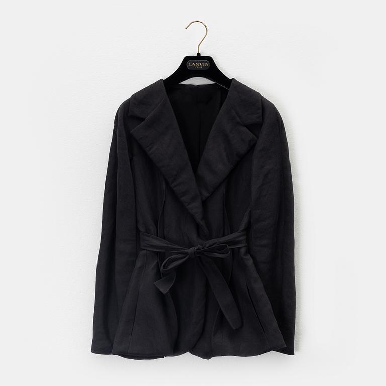 Lanvin, a paper/satin jacket, size 36.