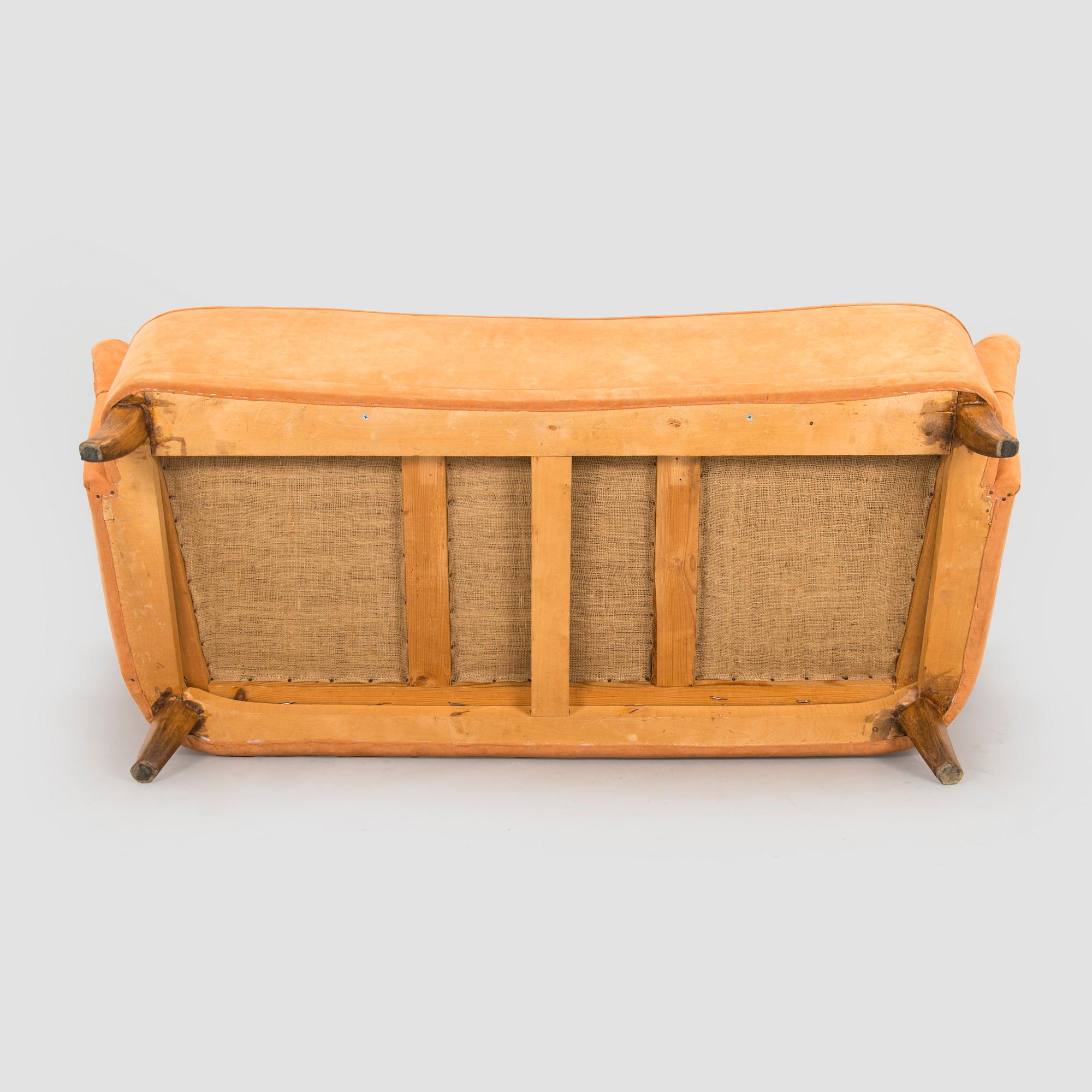 A mid-20th century sofa.