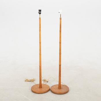 Espen Klint  Floor lamps a pair Denmark second half of the 20th century.