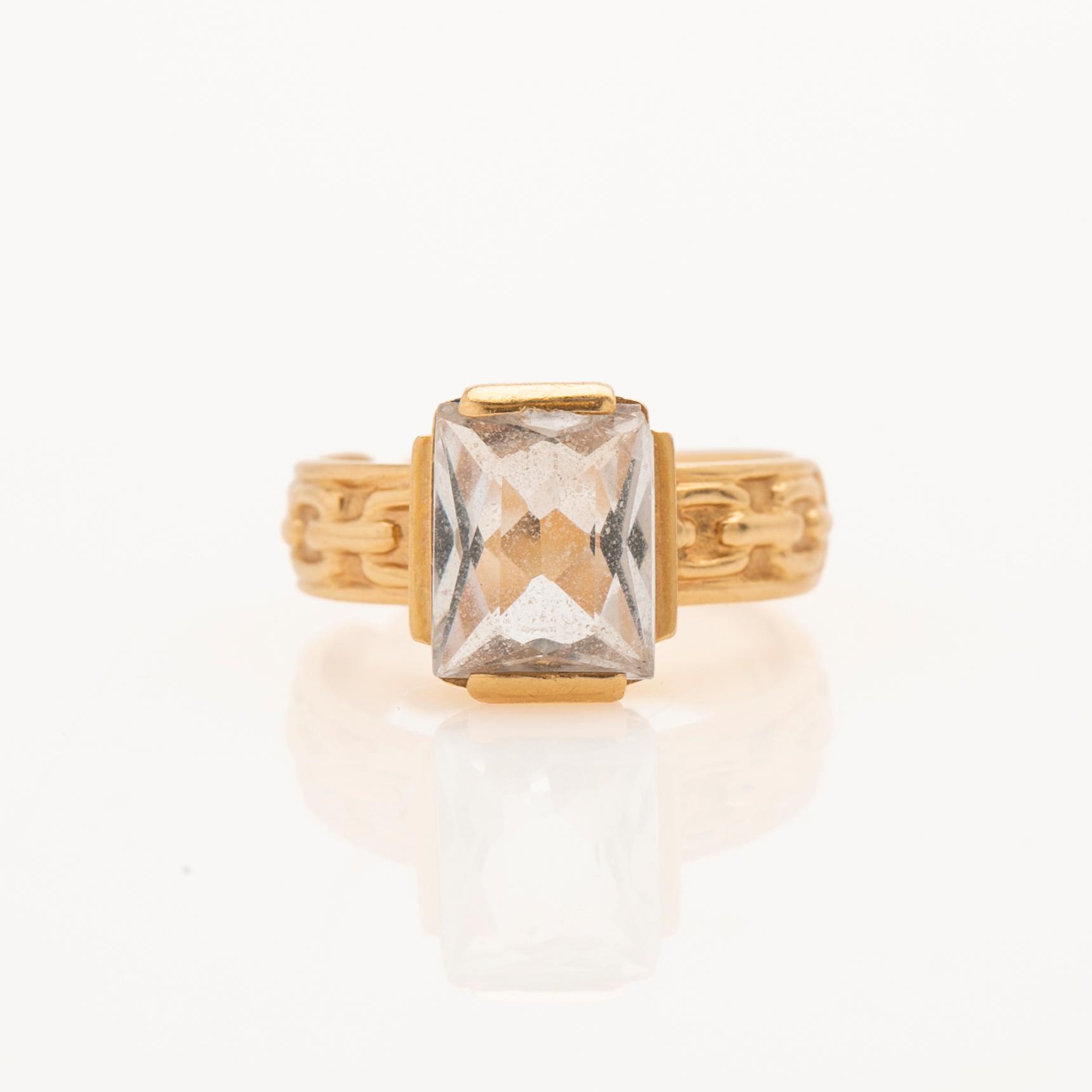 Ring, 18K guld, G. Dahlgren & Co, Malmö, 1900-talets andra hälft.