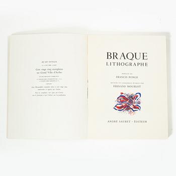 Art books, 3 pcs, Picasso Linoleum Cuts, Braque Lithographe, and André Masson - The Complete Graphic Work, vol 1.