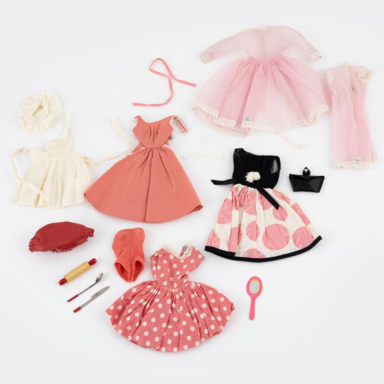 Barbie, doll, vintage "No. 4 Ponytail", Mattel 1960.