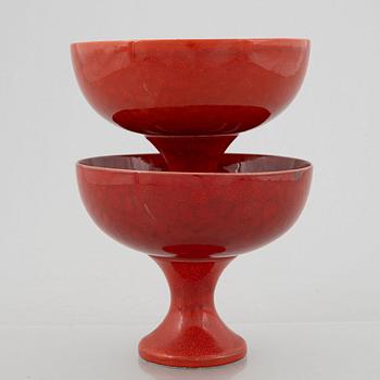 Stig Lindberg, a pair of bowls from the series 'Ting', Gustavsberg.