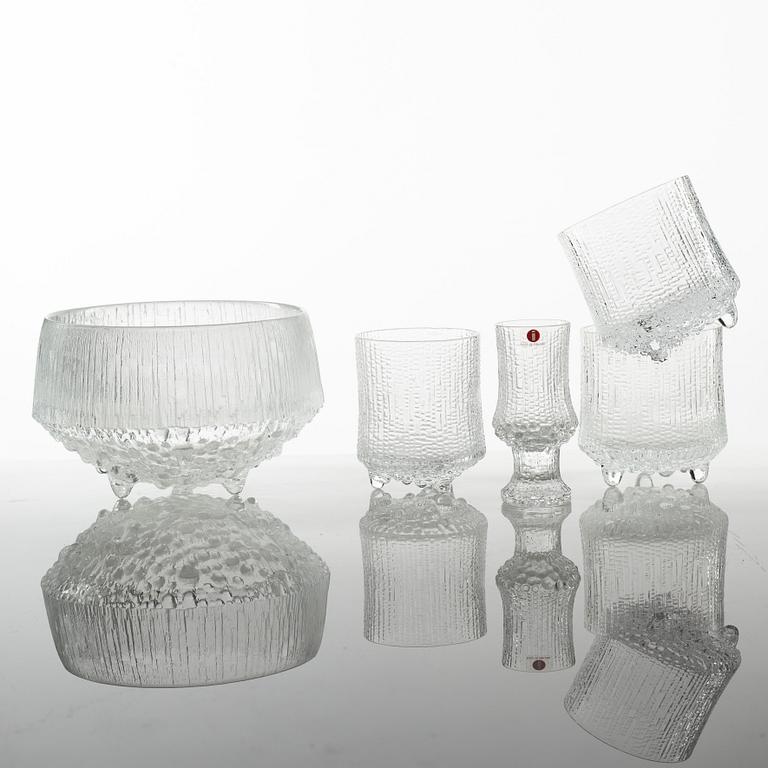 Tapio Wirkkala, 'Ultima Thule' glasses, Iittala (31 pieces).