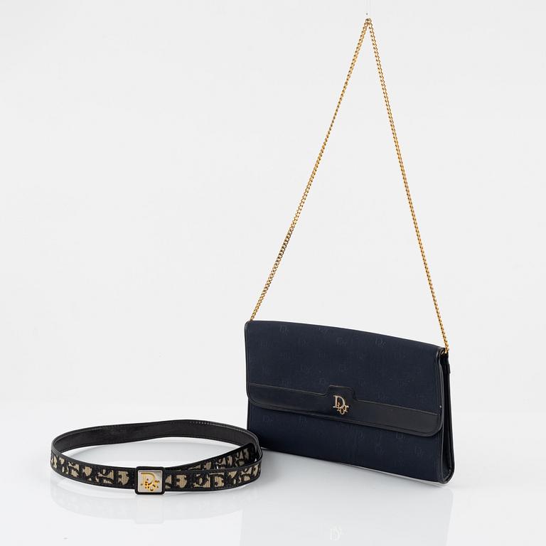 Christian Dior, bag and belt, vintage.