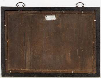 Glasmålningar, ett par, Kina, 1900-tal.