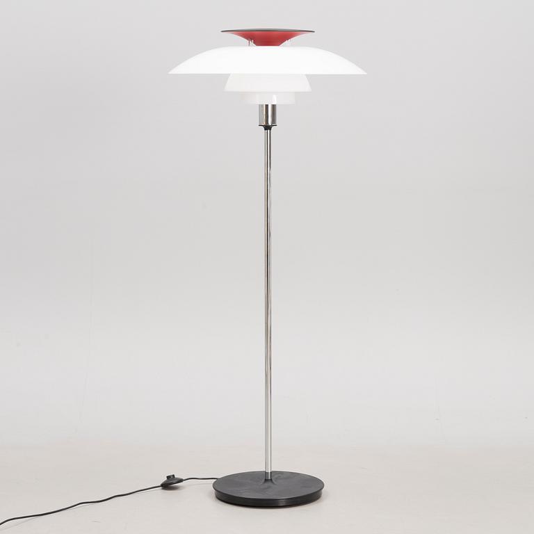POUL HENNINGSEN, LATTIAVALAISIN, 'PH-80', kromattu metalli ja muovi, Louis Poulsen, Tanska.